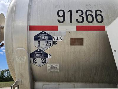 2013 Stephens Tandem Axle Aluminum Crude Oil Tank Trailer - Air Ride, Fixed Axle