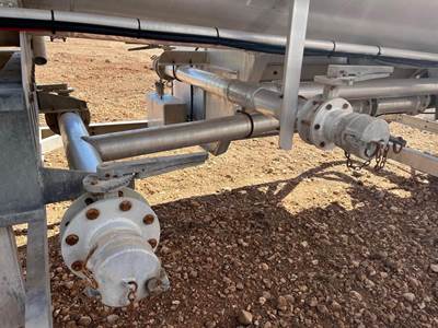 2012 Stephens Tandem Axle Aluminum Crude Oil Tank Trailer - Air Ride, Fixed Axle