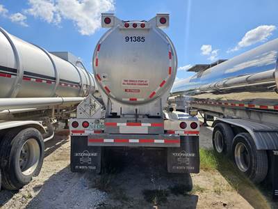 2013 Stephens Tandem Axle Aluminum Crude Oil Tank Trailer - Air Ride, Fixed Axle