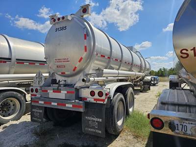 2013 Stephens Tandem Axle Aluminum Crude Oil Tank Trailer - Air Ride, Fixed Axle