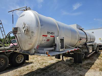 Stephens Tandem Axle Aluminum Crude Oil Tank Trailer - Air Ride, Fixed Axle