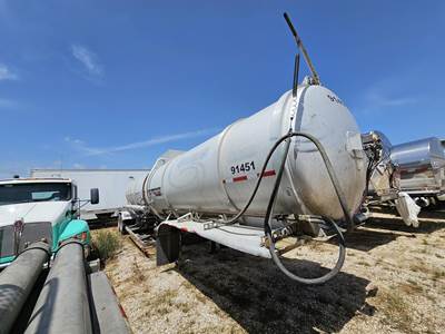2013 Stephens Tandem Axle Aluminum Crude Oil Tank Trailer - Air Ride, Fixed Axle