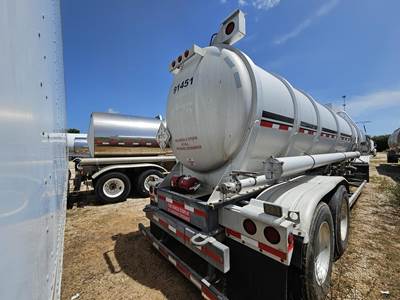 2013 Stephens Tandem Axle Aluminum Crude Oil Tank Trailer - Air Ride, Fixed Axle