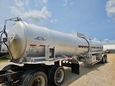 Stephens Tandem Axle Aluminum Crude Oil Tank Trailer - Air Ride, Fixed Axle