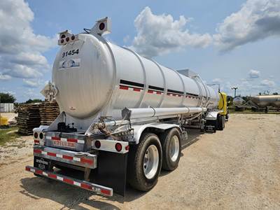 2013 Stephens Tandem Axle Aluminum Crude Oil Tank Trailer - Air Ride, Fixed Axle