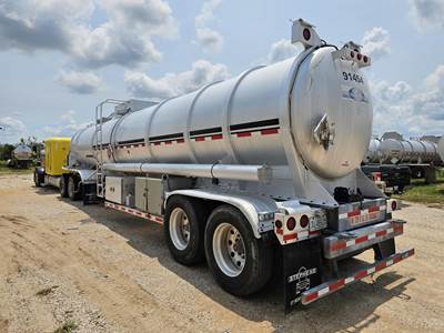 2013 Stephens Tandem Axle Aluminum Crude Oil Tank Trailer - Air Ride, Fixed Axle