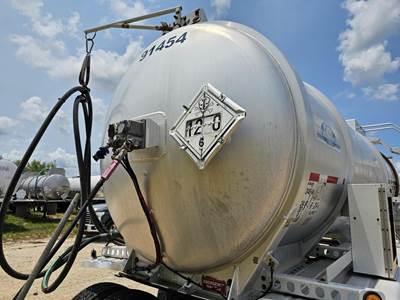 2013 Stephens Tandem Axle Aluminum Crude Oil Tank Trailer - Air Ride, Fixed Axle