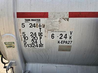 2013 Stephens Tandem Axle Aluminum Crude Oil Tank Trailer - Air Ride, Fixed Axle