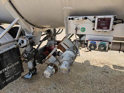 2013 Stephens Tandem Axle Aluminum Crude Oil Tank Trailer - Air Ride, Fixed Axle