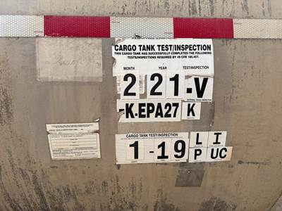 2012 Stephens DOT 407 / 8400 / BARREL COUNTER Crude Oil Tank Trailer