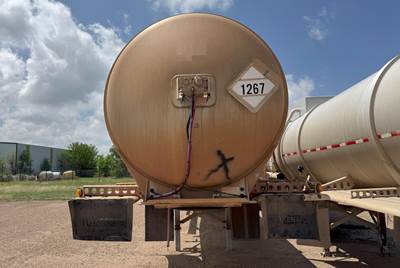 2012 Stephens DOT 407 / 8400 GAL / AIR RIDE Crude Oil Tank Trailer