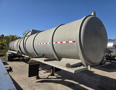 Troxell Tandem Axle Aluminum Crude Oil Tank Trailer - Air Ride, Fixed Axle