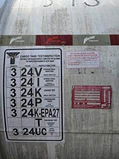 2015 Vantage Tandem Axle Aluminum Crude Oil Tank Trailer - Air Ride, Fixed Axle