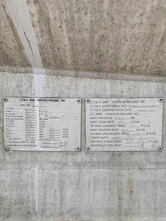 2015 Vantage Tandem Axle Aluminum Crude Oil Tank Trailer - Air Ride, Fixed Axle