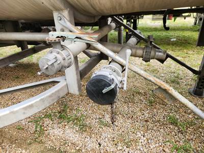 2015 Vantage Tandem Axle Aluminum Crude Oil Tank Trailer - Air Ride, Fixed Axle
