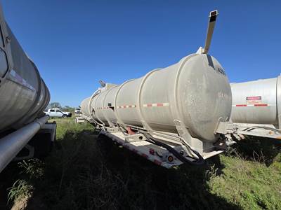 2015 Vantage 44ft Tandem Axle Aluminum Crude Oil Tank Trailer - Air Ride, Fixed Axle