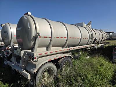 2015 Vantage 44ft Tandem Axle Aluminum Crude Oil Tank Trailer - Air Ride, Fixed Axle