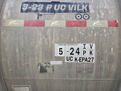 2015 Vantage 44ft Tandem Axle Aluminum Crude Oil Tank Trailer - Air Ride, Fixed Axle
