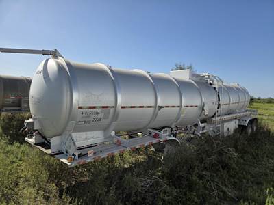 Vantage 44ft Tandem Axle Aluminum Crude Oil Tank Trailer - Air Ride, Fixed Axle