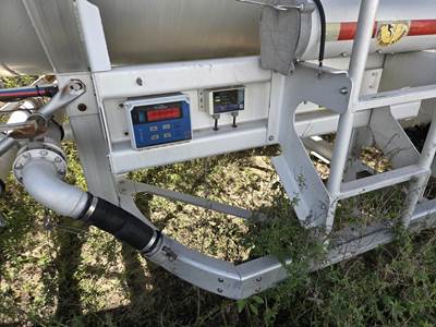 2015 Vantage 44ft Tandem Axle Aluminum Crude Oil Tank Trailer - Air Ride, Fixed Axle