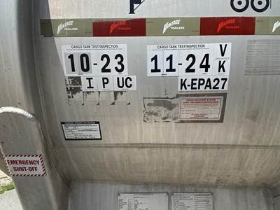 2015 Vantage 8400 GAL CRUDE DOT 407 Crude Oil Tank Trailer