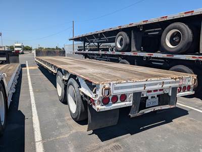 1982 Wesco 45x96 Steel Drop Deck Trailer - Air Ride, Fixed Axle