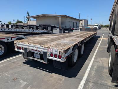 1982 Wesco 45x96 Steel Drop Deck Trailer - Air Ride, Fixed Axle