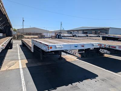 1982 Wesco 45x96 Steel Drop Deck Trailer - Air Ride, Fixed Axle
