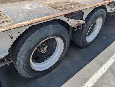 1982 Wesco 45x96 Steel Drop Deck Trailer - Air Ride, Fixed Axle