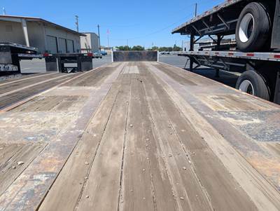 1982 Wesco 45x96 Steel Drop Deck Trailer - Air Ride, Fixed Axle