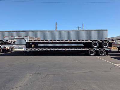 1981 Wesco 45x96 Steel Drop Deck Trailer - Air Ride, Fixed Axle