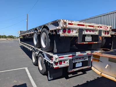 1981 Wesco 45x96 Steel Drop Deck Trailer - Air Ride, Fixed Axle
