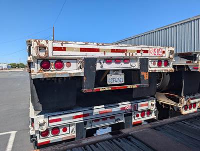 1981 Wesco 45x96 Steel Drop Deck Trailer - Air Ride, Fixed Axle