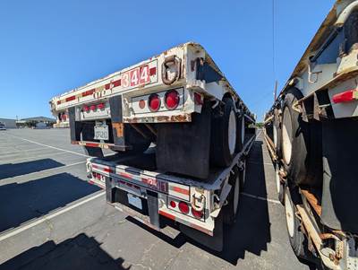 1981 Wesco 45x96 Steel Drop Deck Trailer - Air Ride, Fixed Axle