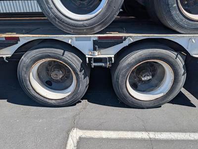 1981 Wesco 45x96 Steel Drop Deck Trailer - Air Ride, Fixed Axle