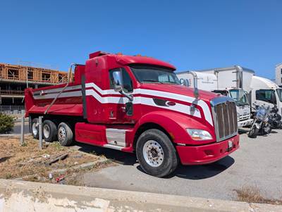 Peterbilt 587 Dump Truck - Cummins 450HP, 13 Speed Manual