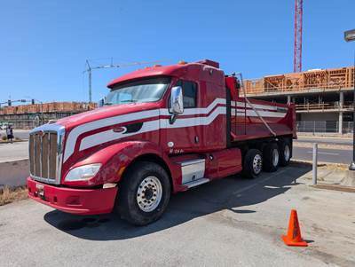 2012 Peterbilt 587 Dump Truck - Cummins 450HP, 13 Speed Manual