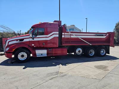 2012 Peterbilt 587 Dump Truck - Cummins 450HP, 13 Speed Manual