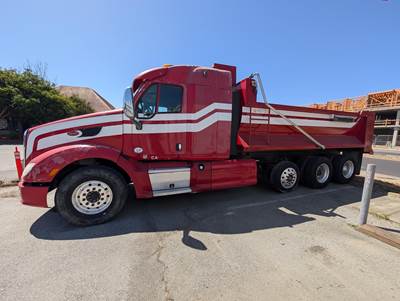 2012 Peterbilt 587 Dump Truck - Cummins 450HP, 13 Speed Manual