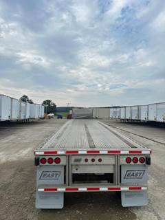 2016 East 48x102 Aluminum Flatbed Trailer Air Ride Spread Axle