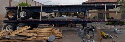 2007 Transcraft TL-2000 40ft Combination Flatbed Trailer - Spring, Fixed Axle