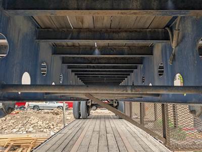 2007 Transcraft TL-2000 40ft Combination Flatbed Trailer - Spring, Fixed Axle