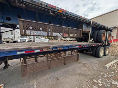 2007 Transcraft TL-2000 40ft Combination Flatbed Trailer - Spring, Fixed Axle