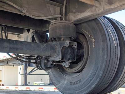 2008 Utility 48x102 Flatbed Trailer Air Ride Fixed Spread Axle