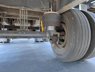 2008 Utility 48x102 Flatbed Trailer Air Ride Fixed Spread Axle