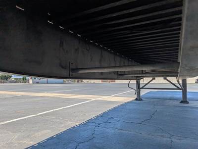2008 Utility 48x102 Flatbed Trailer Air Ride Fixed Spread Axle