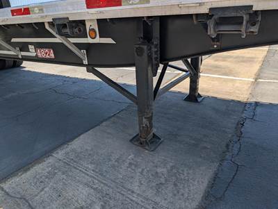 2008 Utility 48x102 Flatbed Trailer Air Ride Fixed Spread Axle