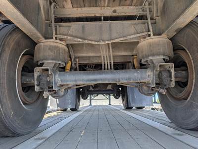 2007 Utility 48x102 Flatbed Trailer Air Ride Fixed Spread Axle