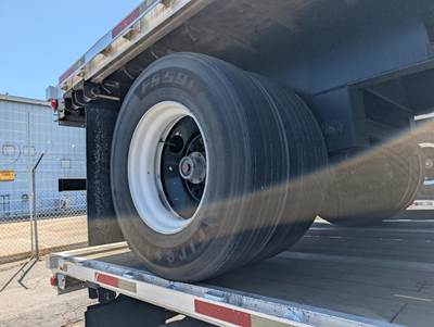2006 Utility 48x102 Flatbed Trailer Air Ride Fixed Spread Axle