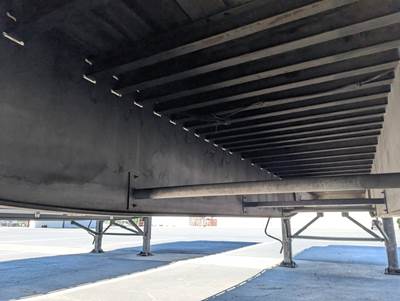 2006 Utility 48x102 Flatbed Trailer Air Ride Fixed Spread Axle